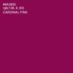 #8A0850 - Cardinal Pink Color Image